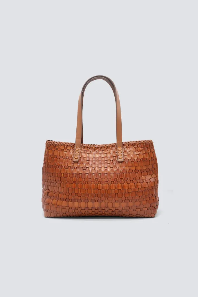 [8171] DRAGON DIFFUSION - Salvage Leather Shoulder Bag Tan