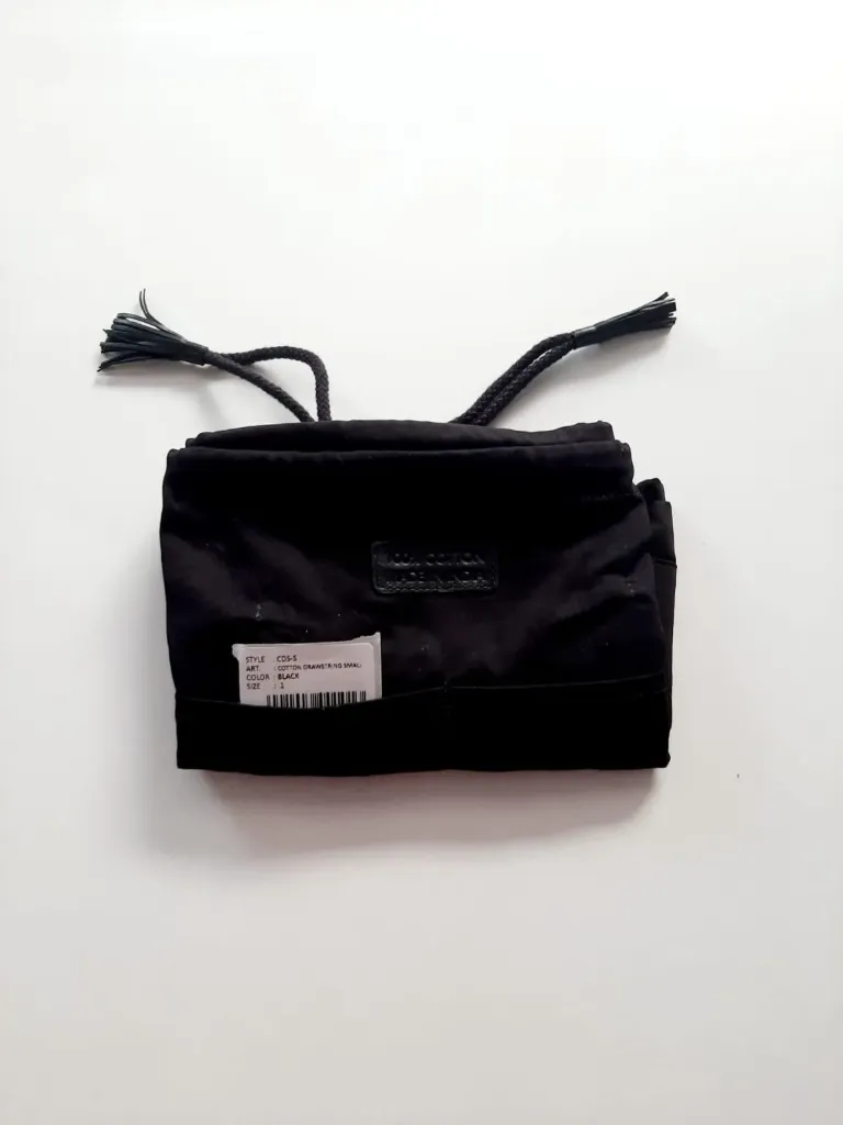 [CDS-S BLACK] DRAGON DIFFUSION - Black Cotton Drawstring Small
