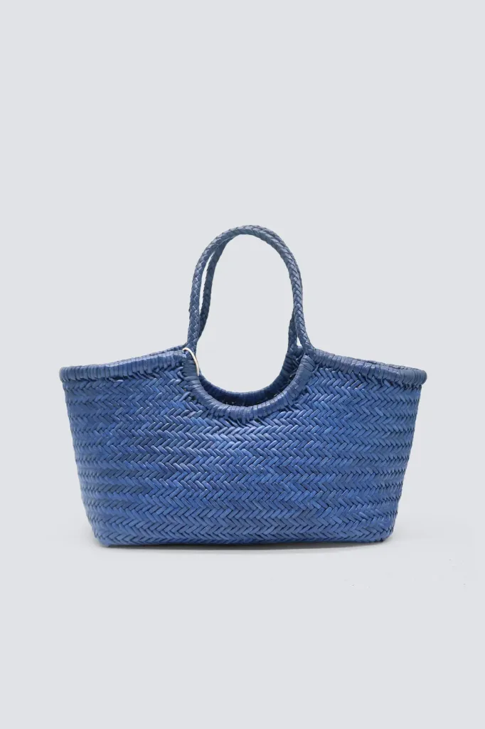 DRAGON DIFFUSION - Nantucket Big Leather Tote Bag Navy