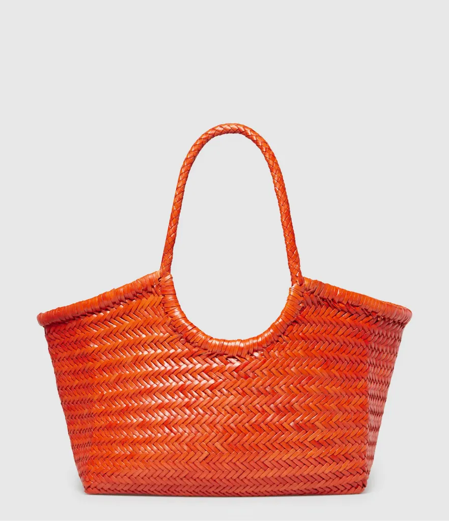 [8822 NARANJA] DRAGON DIFFUSION - Nantucket Big Leather Tote Bag Naranja
