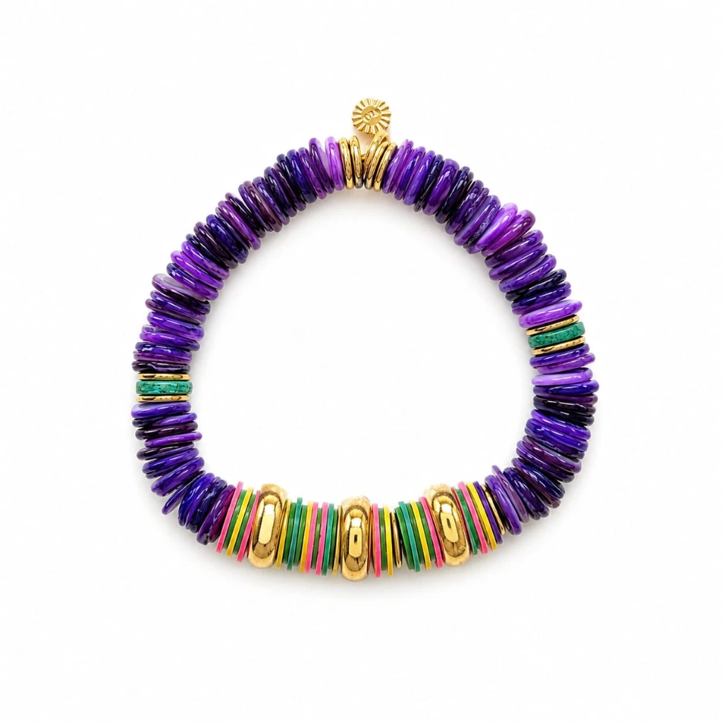 VADI JEWELS - Monaco Bracelet Purple