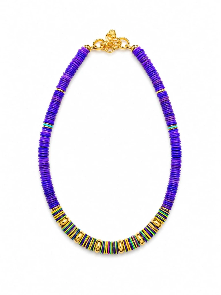 [VADI016] VADI JEWELS - Monaco Necklace Purple