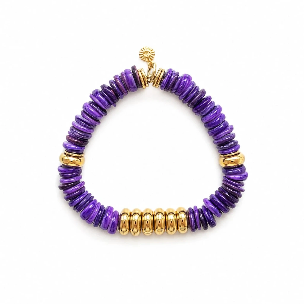 [VADI027] VADI JEWELS - Alicudi Bracelet Purple