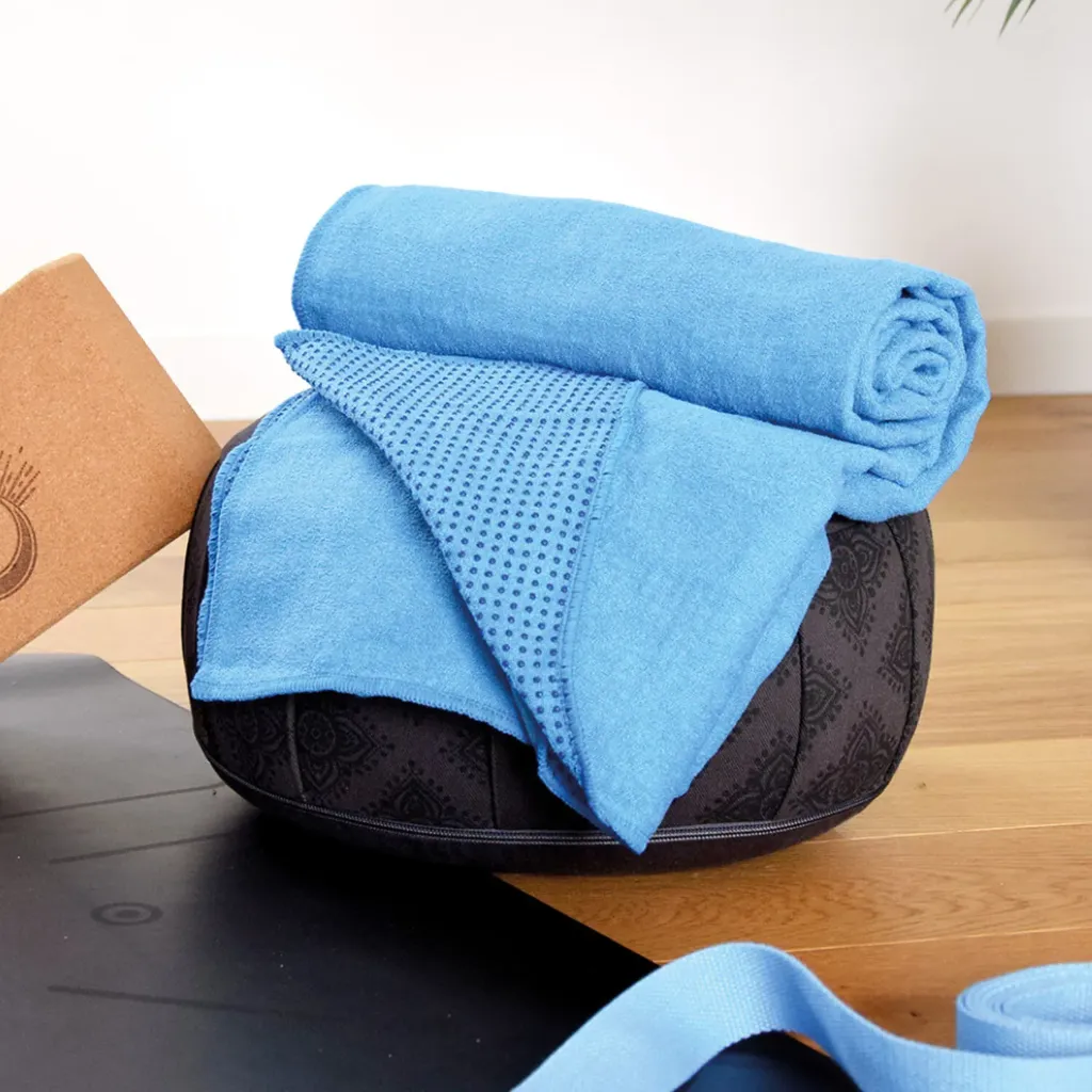Non-slip Yoga Towel Blue