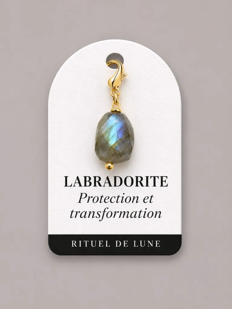 The Charm Bar - Labradorite Charm