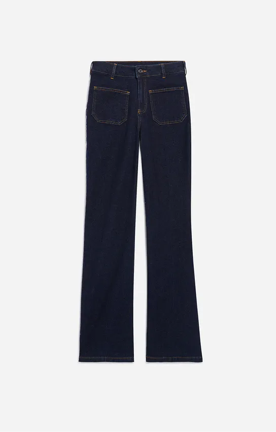 [0HVA51-V04010-890] VANESSA BRUNO - DOMPAY FLARE Jeans Indigo (40)