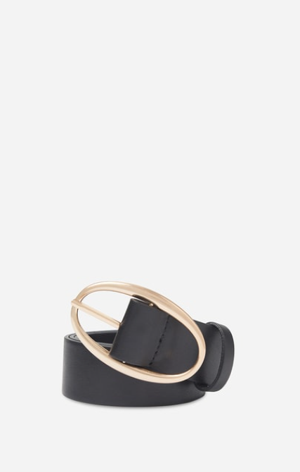VANESSA BRUNO - Iris Belt 35 mm Black