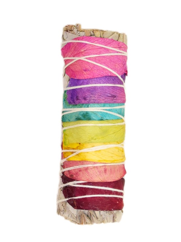 [72724] WHITE SAGE STICK 7 Chakras