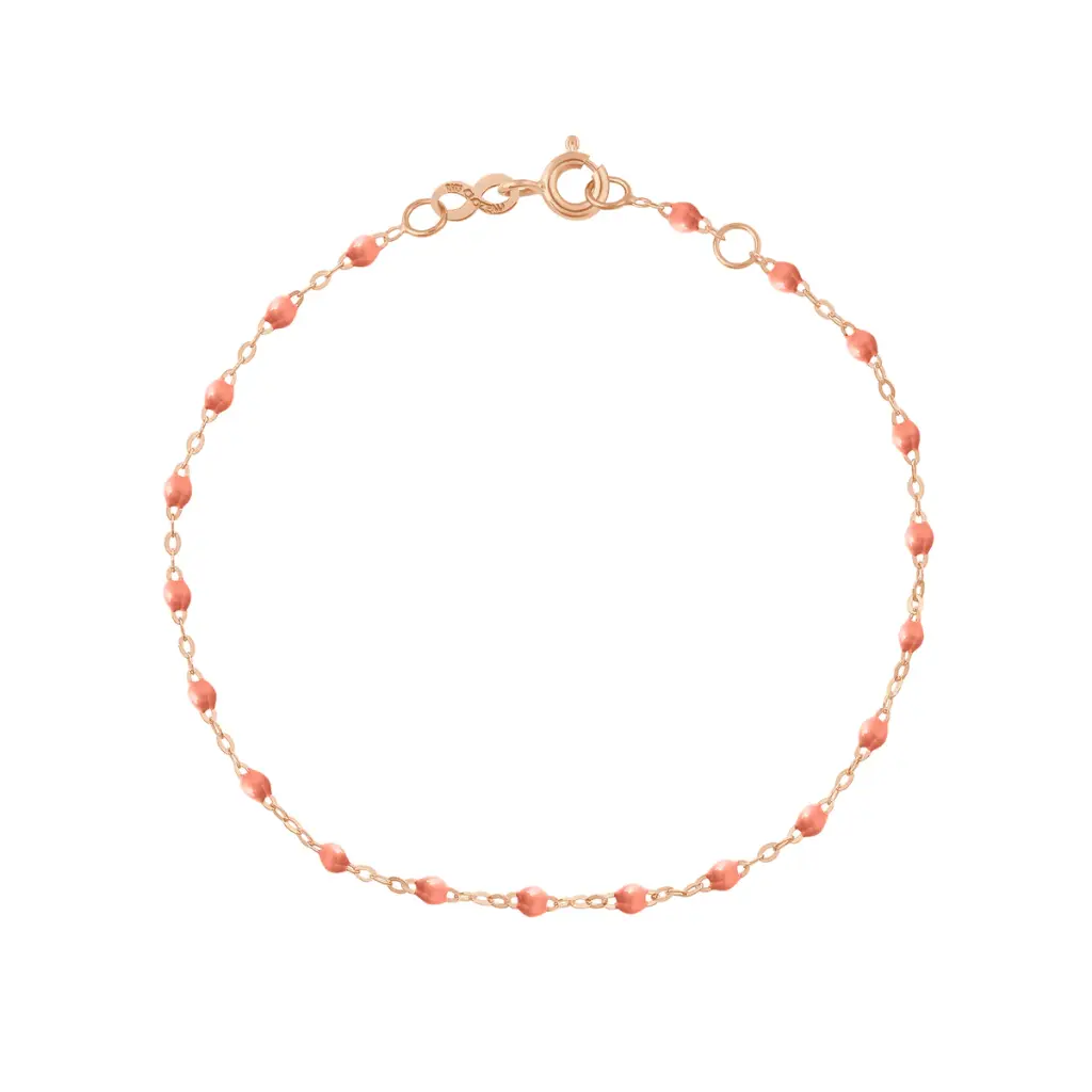 SALMON Bracelet 17cm Classic Gigi, 18ct Rose Gold - GIGI CLOZEAU