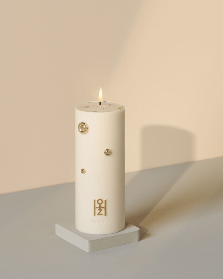 HOZHO PARIS - Candle Jewel Les Ãmes (The Souls) - Box including 3 jewels