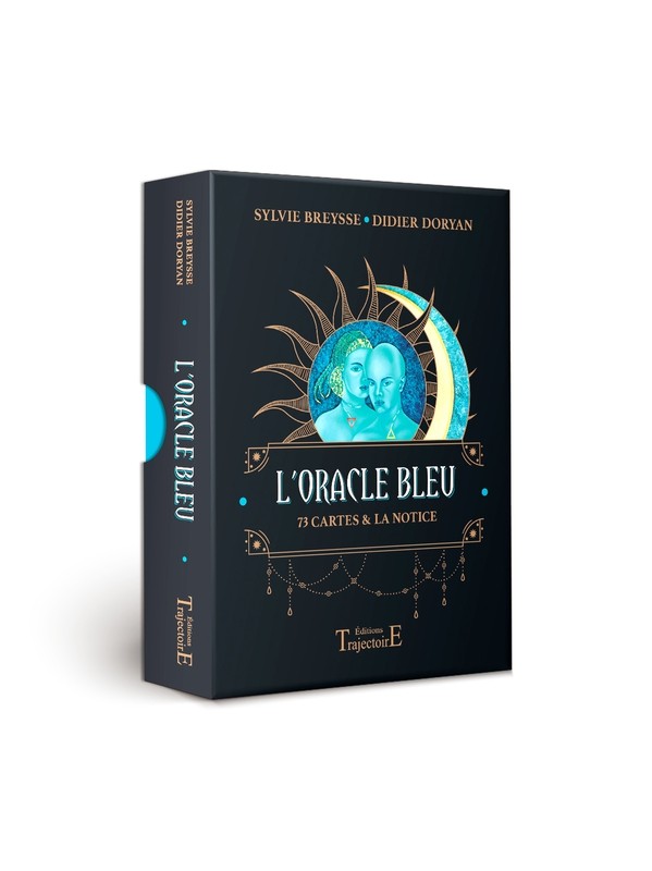 [72686] THE BLUE ORACLE - 73 cards & instructions - Boxed set