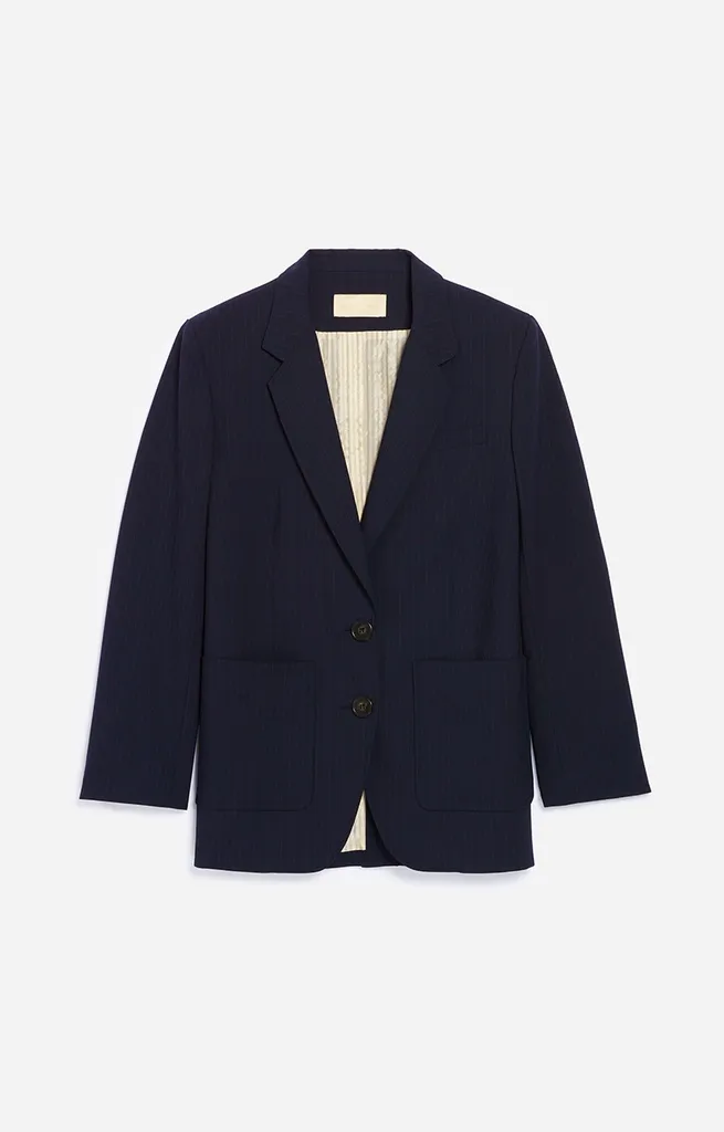[3HVA87-V02004] VANESSA BRUNO - Bradley Jacket Navy Blue (36)