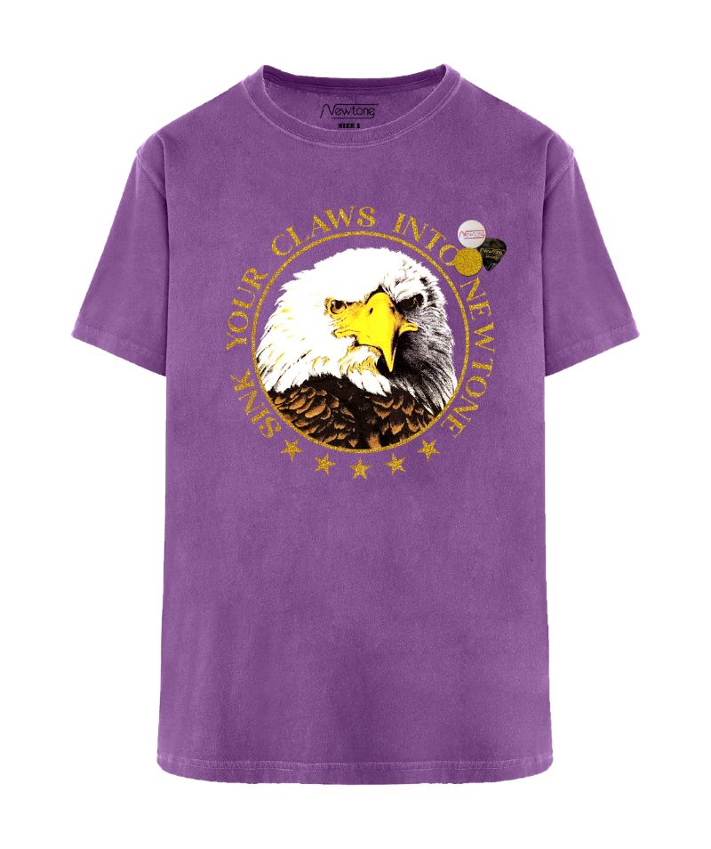 T-Shirt Trucker CLAWS Purple - NEWTONE (1)