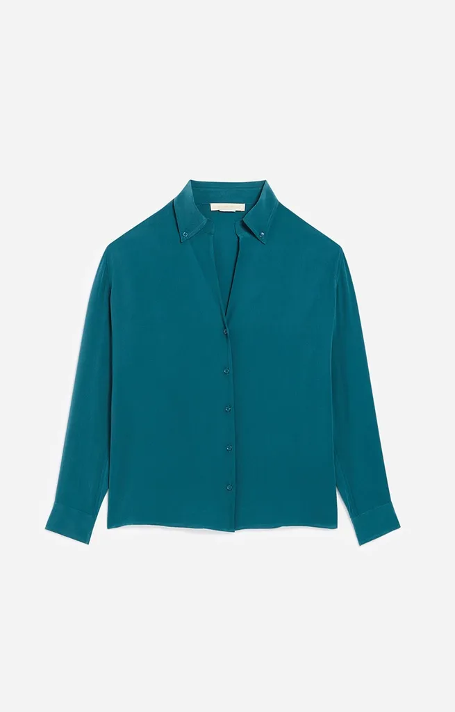 Druyat Shirt Iris Green - VANESSA BRUNO