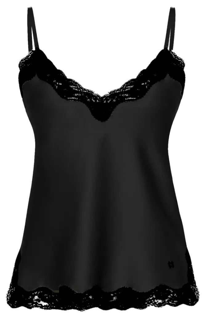 Silk Caraco, the Original, Black VANNINA VESPERINI