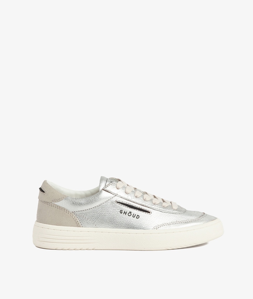 GHOUD VENICE - Sneakers Lido Low Woman Crackle Mirror Silver