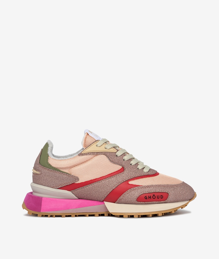 GHOUD VENICE - Starlight Groove 2.0 Low Mesh Glit Pink Red W