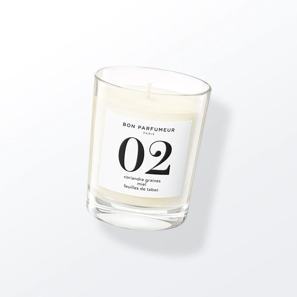 [BPBOUG180G02] BON PARFUMEUR - Candle #02 Coriander seeds, honey, tobacco leaves