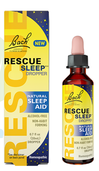 Rescue Sleep®Dropper (Non-Alcohol) Natural Sleep Aid For The Whole Family 10ml - BACH FLOWER