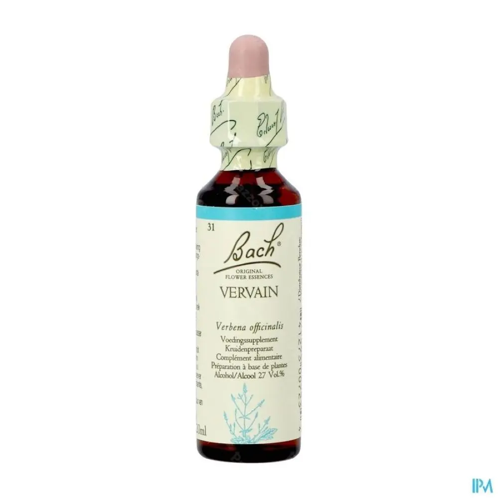 Vervain No.31 drops 20ml - BACH FLOWER