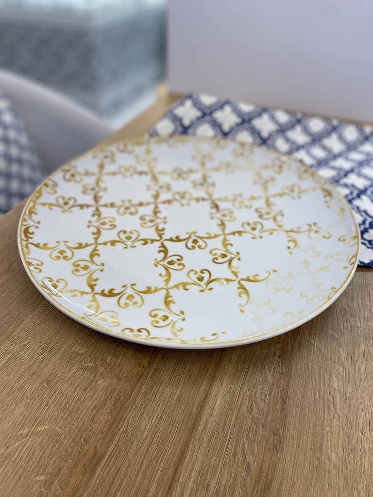 Azulejos Round Plate Yellow - Vista Alegre