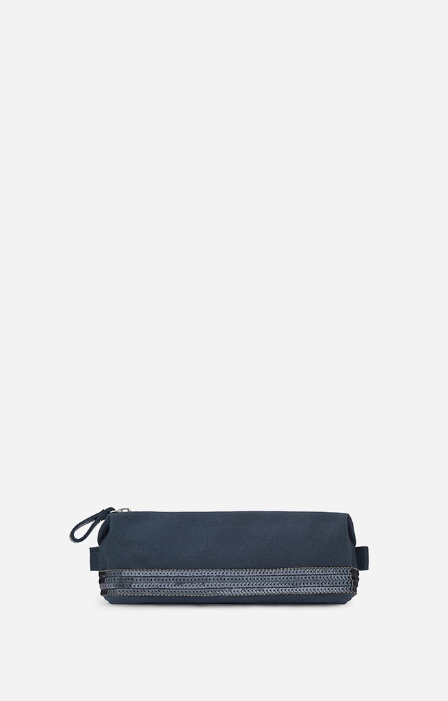 VANESSA BRUNO - Pencil Case Canvas and Sequins Pyrite