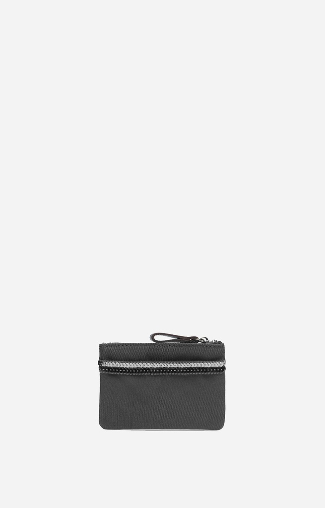 VANESSA BRUNO - Small Purse Anthracite Canvas and Sequins 