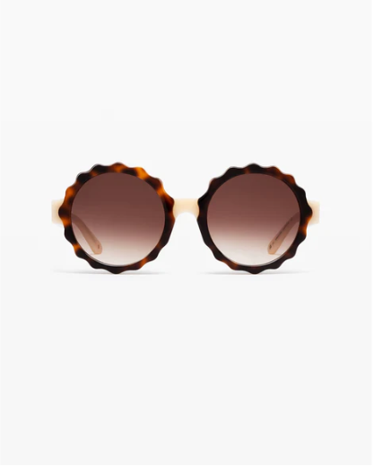 JIMMY FAIRLY - The LILY Ivory & Brown Tortoiseshell