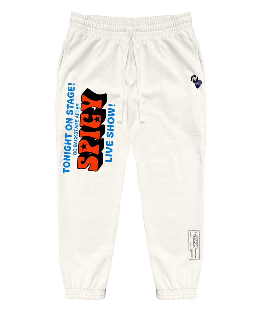 Sweatpants Fit Alter SPICY Dirty White - NEWTONE