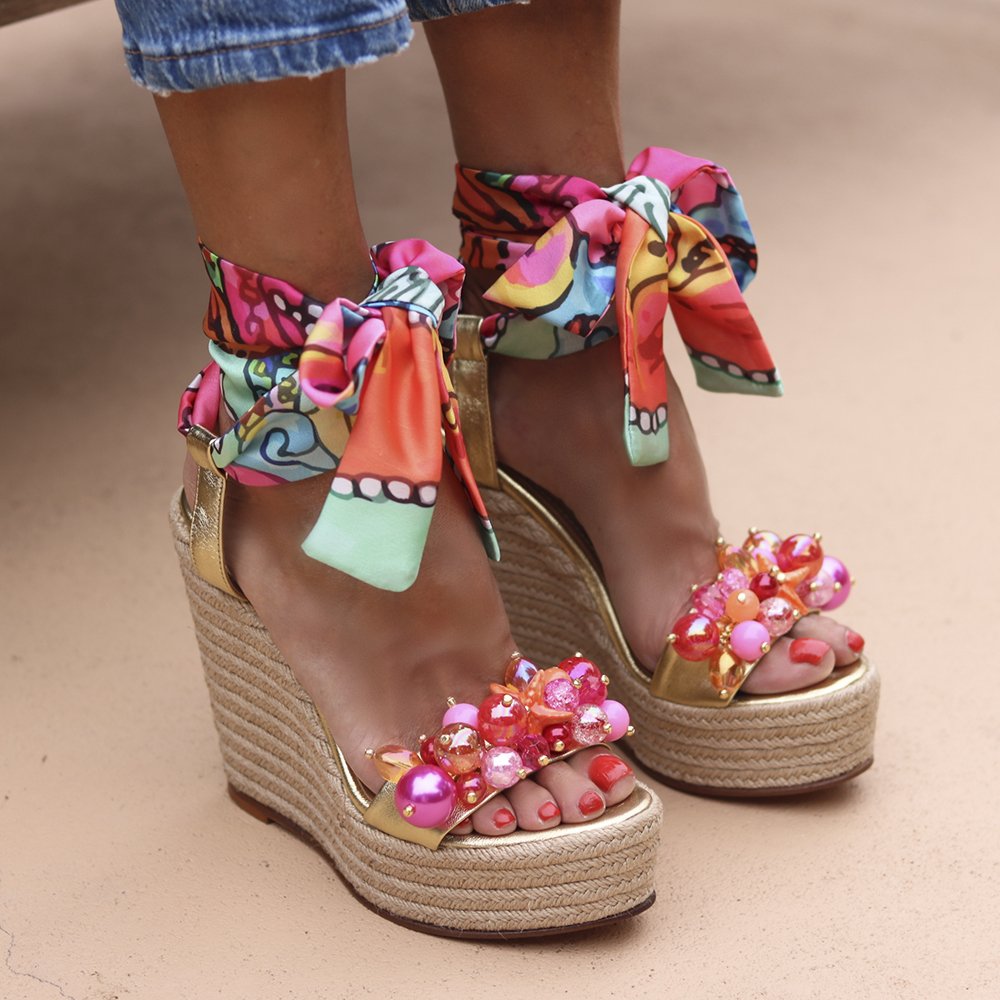 Starfish Wedges - ALAMEDA TURQUESA (36)