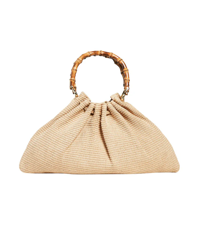 BIDINIS BAGS - Caterina Raffia Bamboo Bag