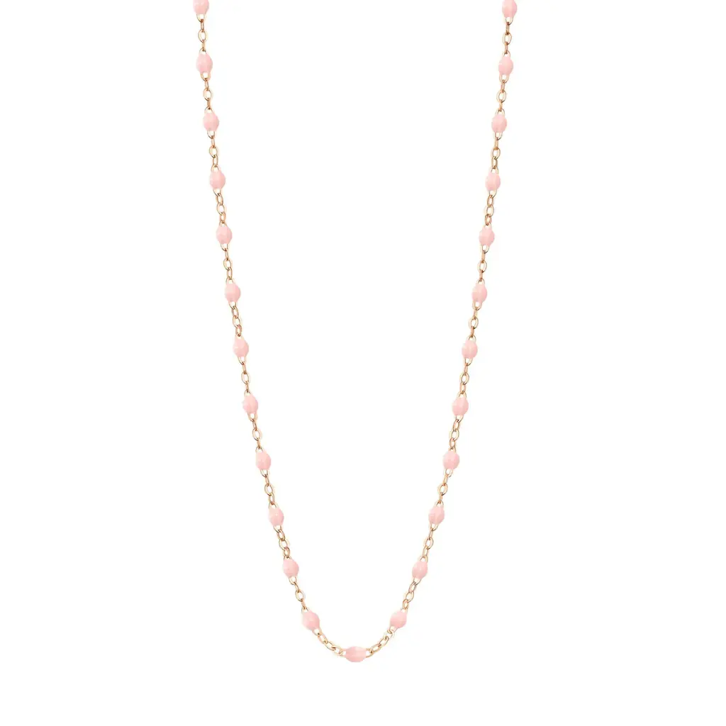 BABY PINK Necklace 45cm Classic Gigi, 18ct Rose Gold - GIGI CLOZEAU