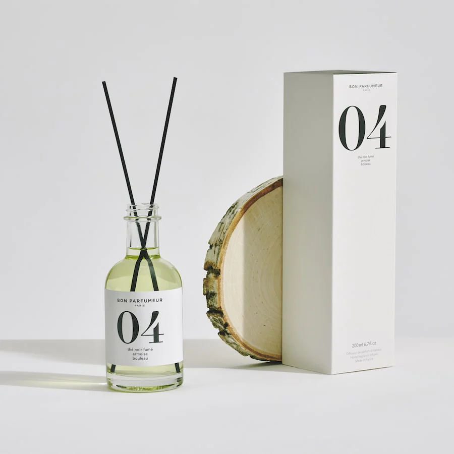 BON PARFUMEUR - Diffuser #04 Smoked Black Tea, Mugwort, Birch