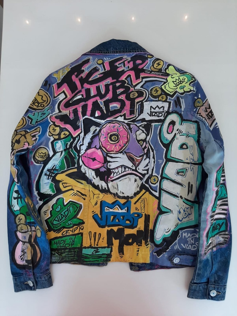 The Best Tiger Club Jean Jacket by Vladi Money - ART VLADI