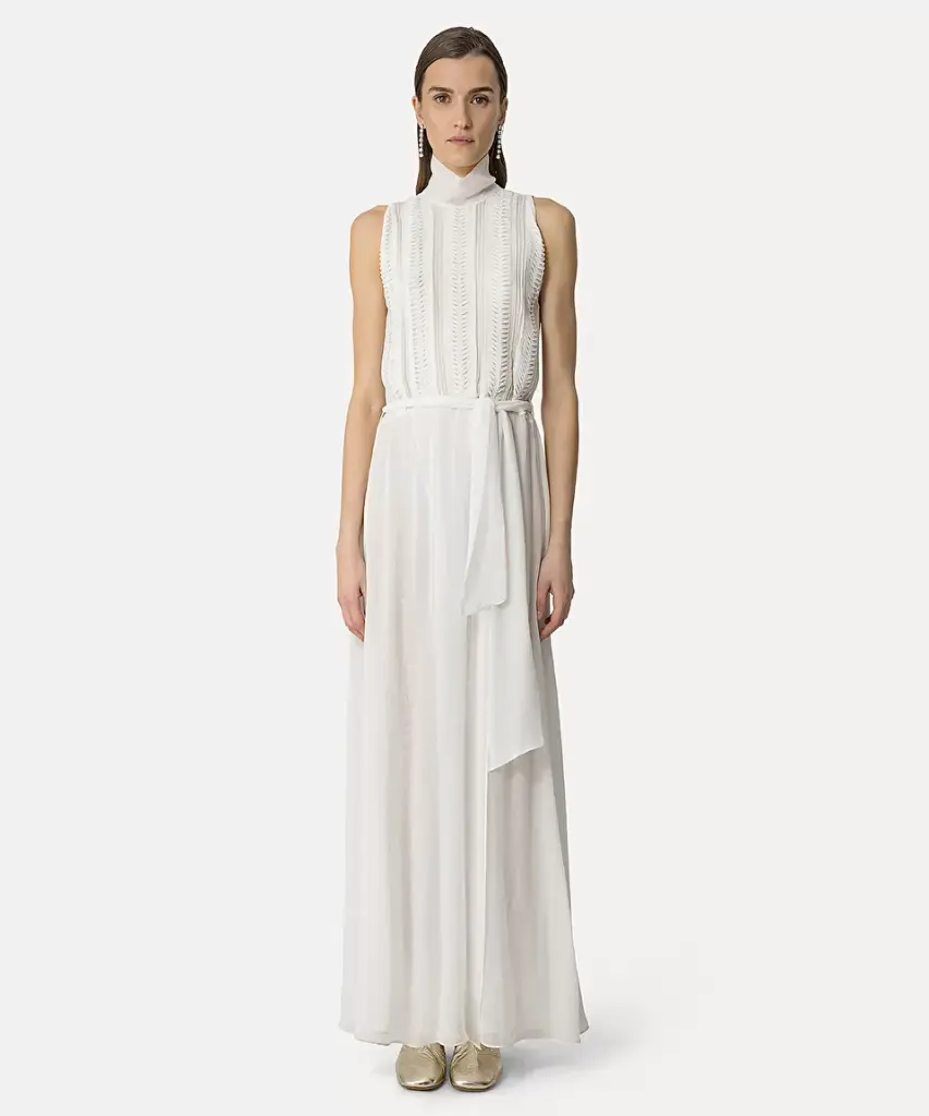 FORTE FORTE - Dress in Origami Georgette