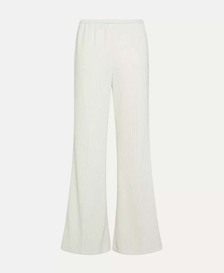 FORTE FORTE - Flared Trousers in Corduroy–Effect Jersey (1)
