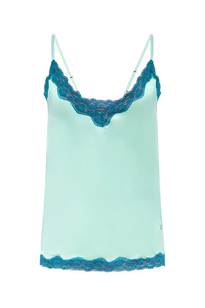 VANNINA VESPERINI - Silk Camisole, the Original, Jade/Imperial (S)