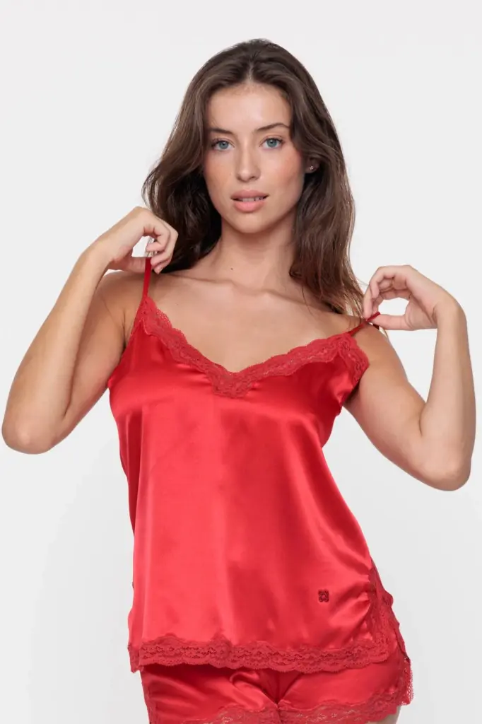 Silk Camisole, the Original, Passion - Red VANNINA VESPERINI