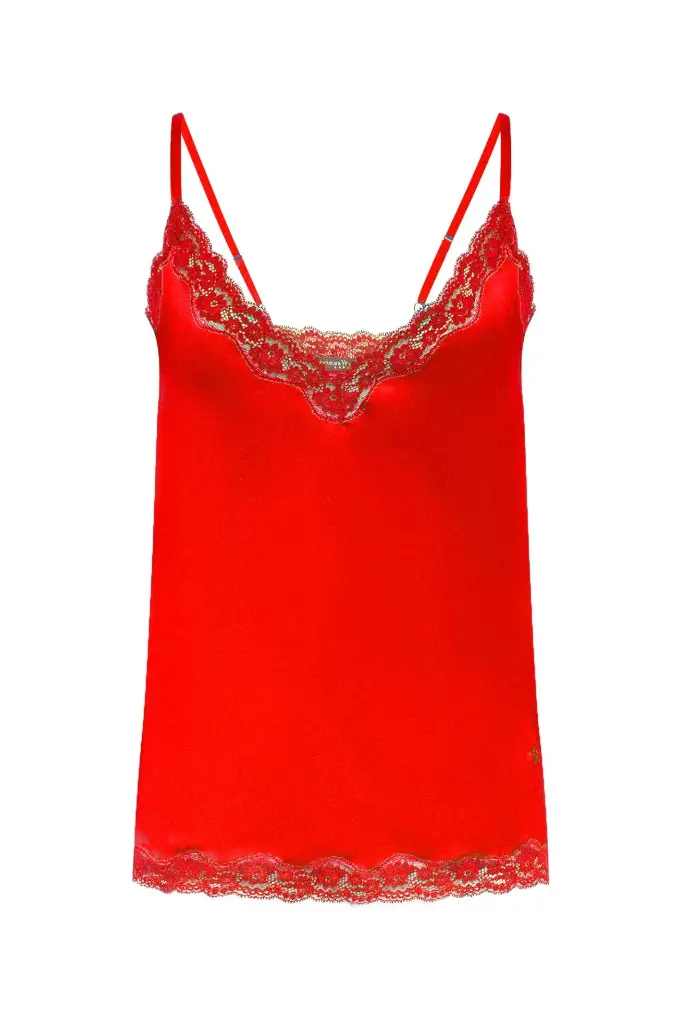 VANNINA VESPERINI - Silk Camisole, the Original, Passion/Red (S)