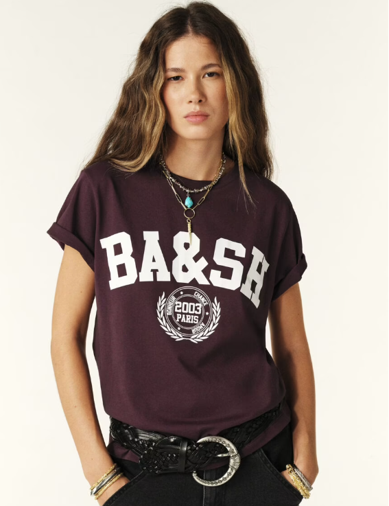 BA&SH - IONI varsity-style shirt
