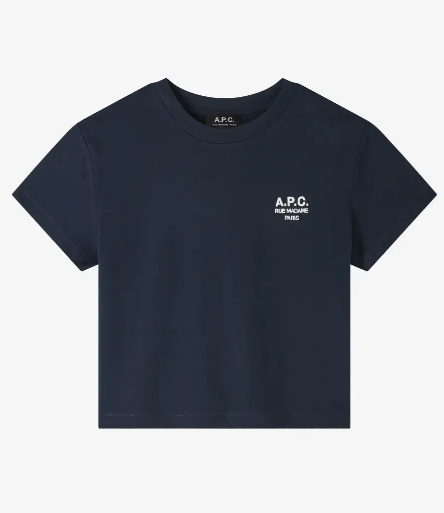 A.P.C. - BOXY Rue Madame T-shirt Dark Navy