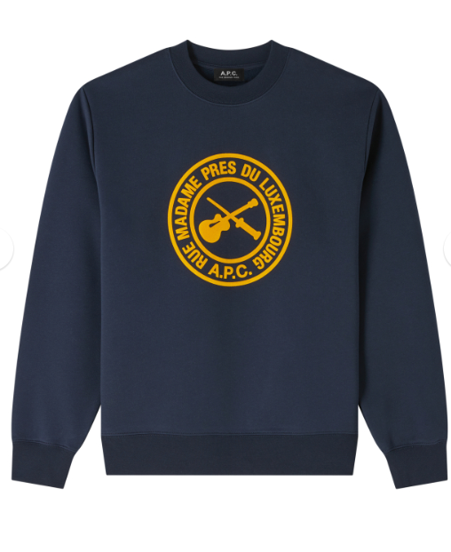 A.P.C. - BOXY guitare poignard sweat (S)