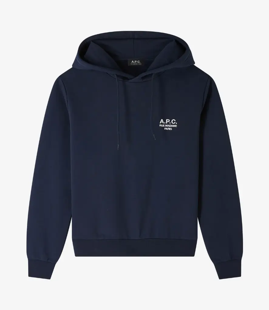 STANDARD Rue Madame hoodie Navy - A.P.C.