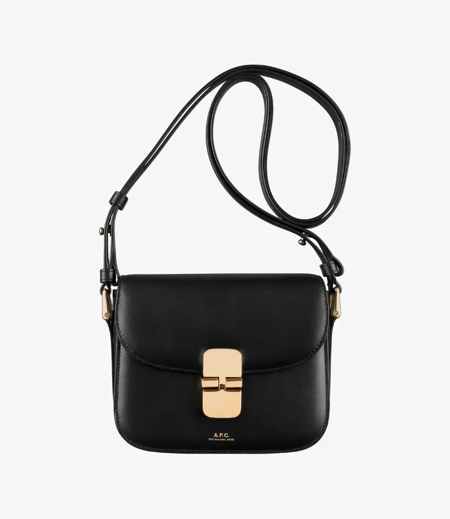 A.P.C. PARIS - GRACE Black Mini bag 