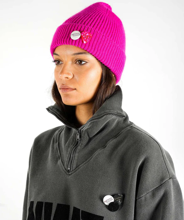 [FW24BEHBLEE] NEWTONE - Beanie Hayer Fuschia "BLEED" 