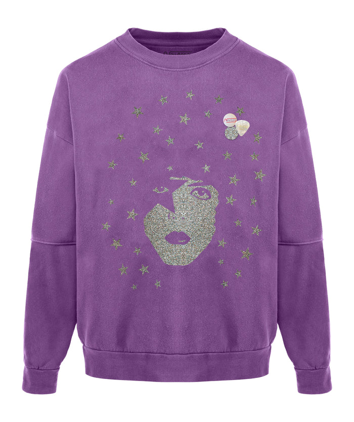 Sweatshirt Roller Purple Singer - NEWTONE (1)