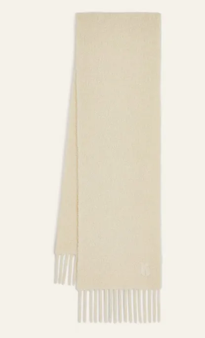 BA&SH - Fringed Scarf Ivory