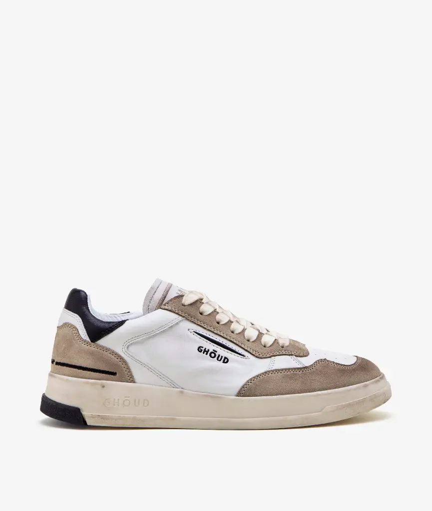 GHOUD VENICE - Sneakers Tweener Brushed Low Leather Suede Beige Mou M