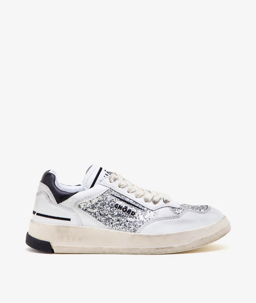 GHOUD VENICE - Sneakers Tweener Brushed Low Glitter Silver