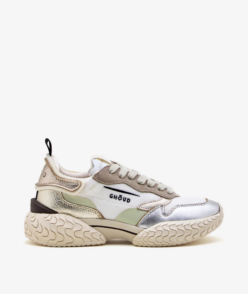 GHOUD VENICE - Sneakers Tyre White Laminated Platinum  (36)